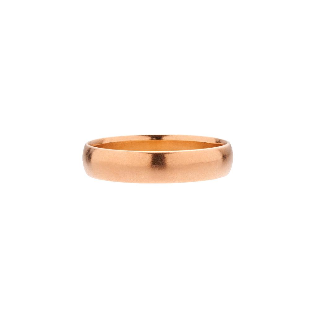 Tura Sugden 18k Rose Gold Cloak Band - 4mm