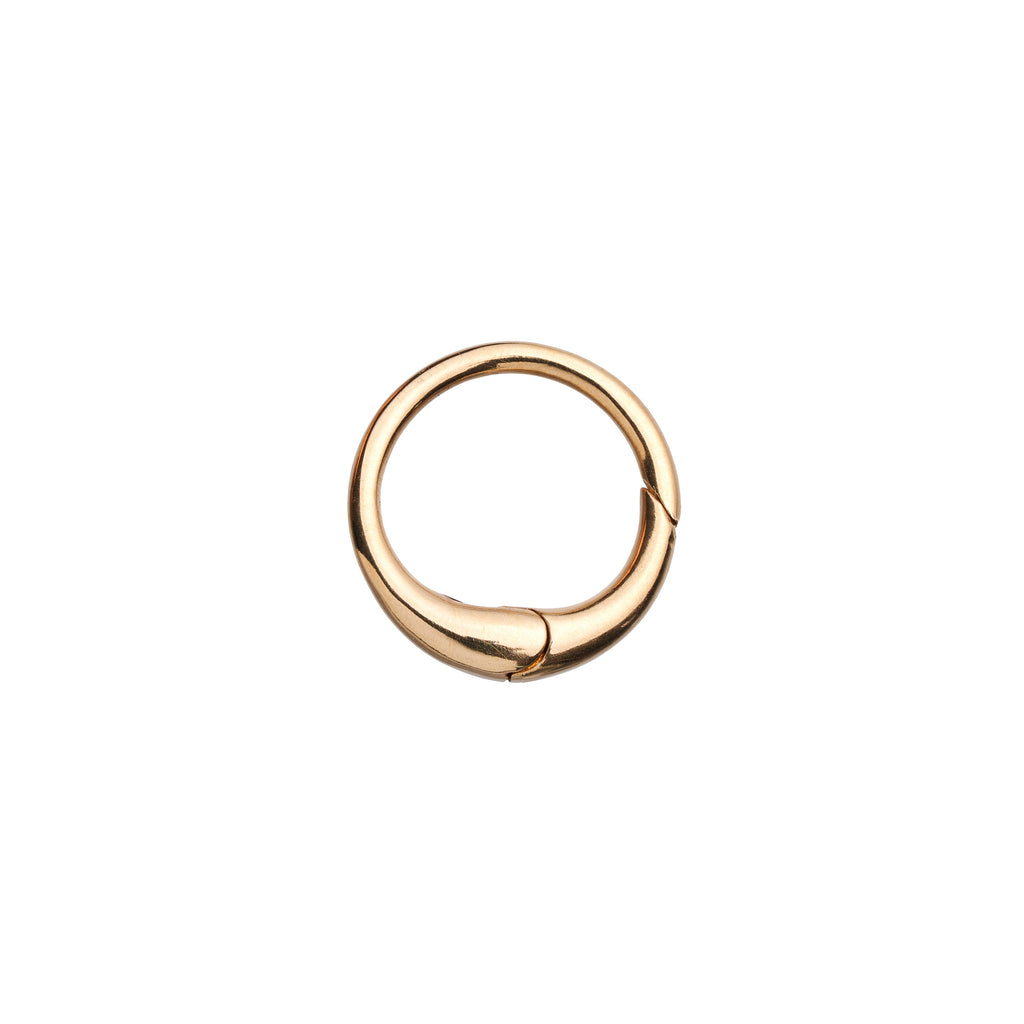 Stephanie Windsor 14k Circle Clasp Charm Holder