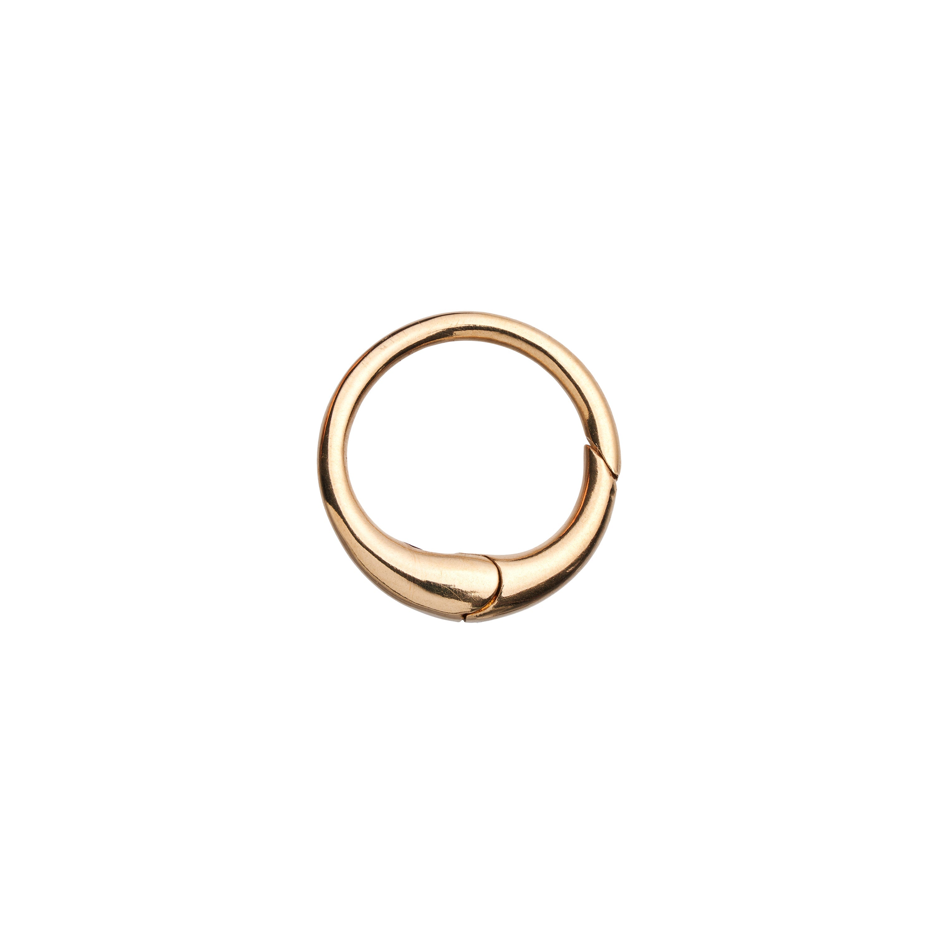 Stephanie Windsor 14k Circle Clasp Charm Holder